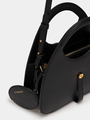 COSIMA black leather bag - 5