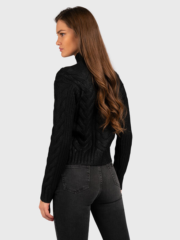 DIANE black knitted sweater - 3