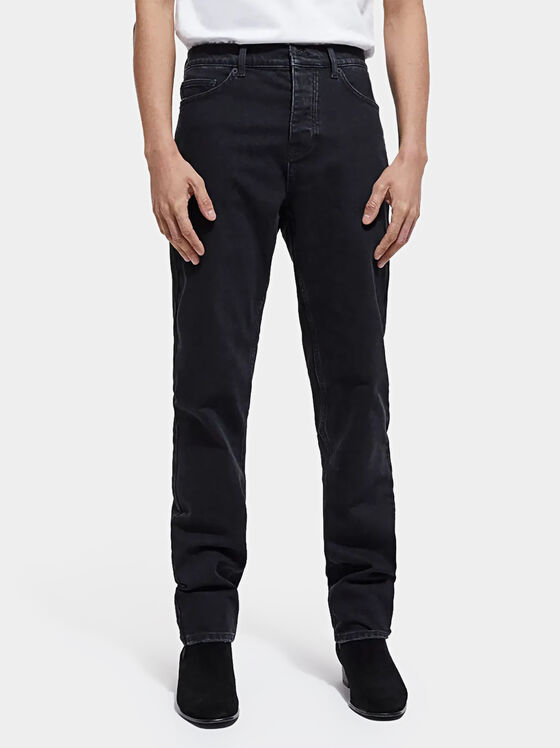 Черни слим дънки - 1