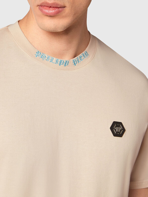 T-shirt with logo patch - 4