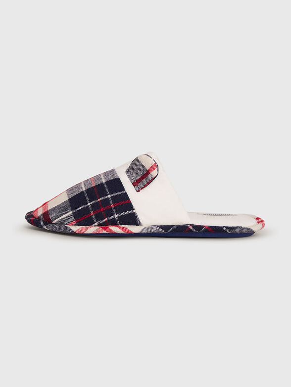 XMAS PETS checkered slippers  - 1