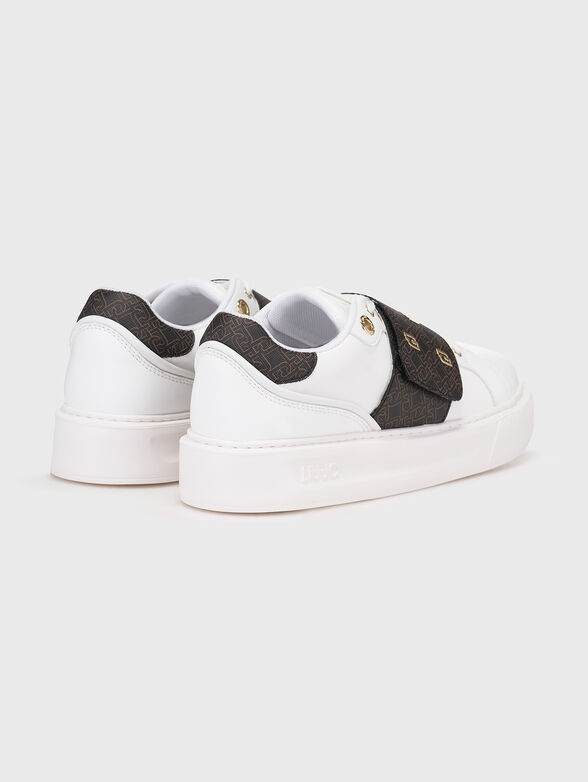 KYLIE 28 white sneakers with contrast details - 3