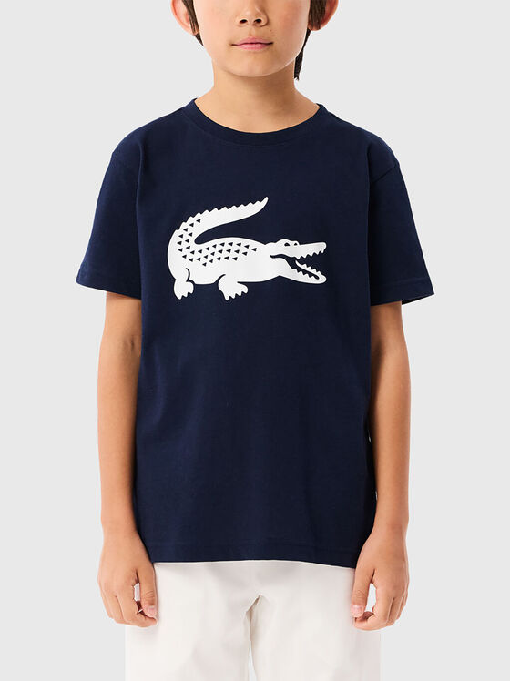 White t-shirt with contrast print - 1