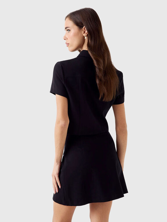 Short-sleeved shirt with accent buttons  - 3