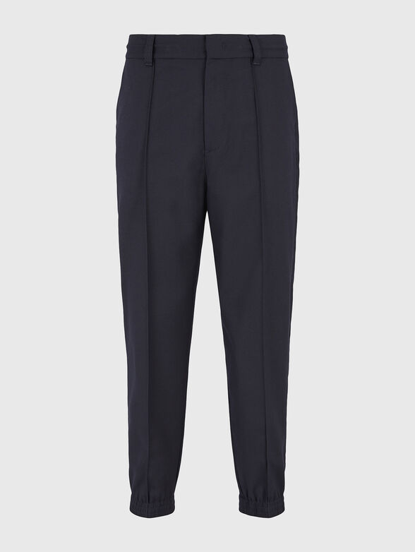 Trousers in dark blue - 1