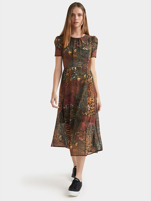 Short sleeve midi-dress - 6