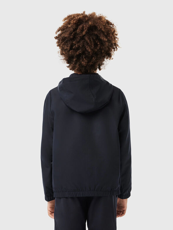 Dark blue transitional jacket with logo - 3