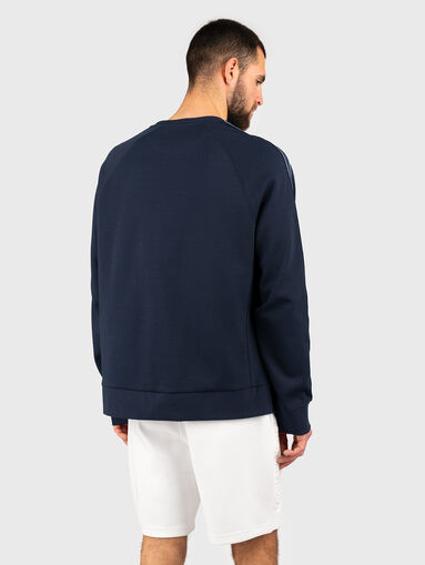 Black sweatshirt with logo details - 3