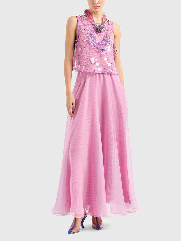 Top in pink with sequins - 2