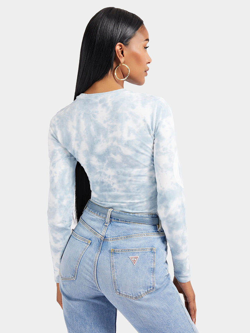 Bodysuit with tie-dye effect - 3