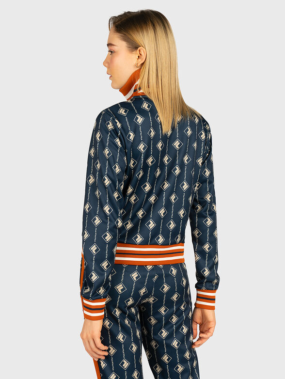 HAMO Sweatshirt with contrasting monogram print - 3