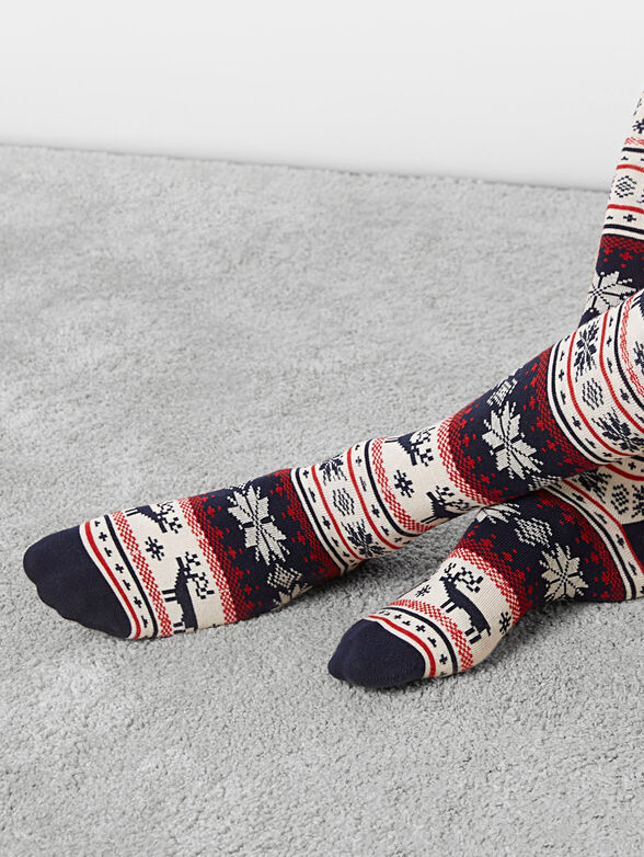 CHRISTMAS IS HERE socks - 2