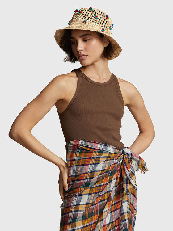 Cotton top of elastic rips - 1