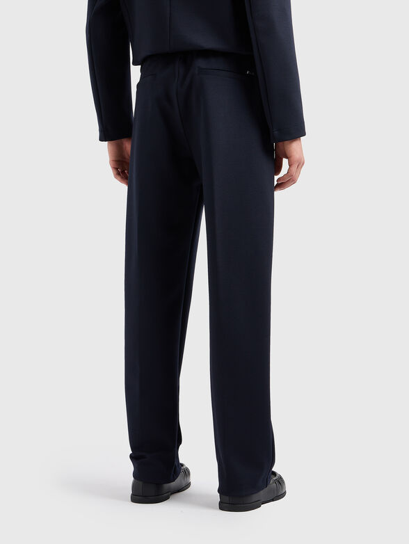 Straight wool blend trousers - 2