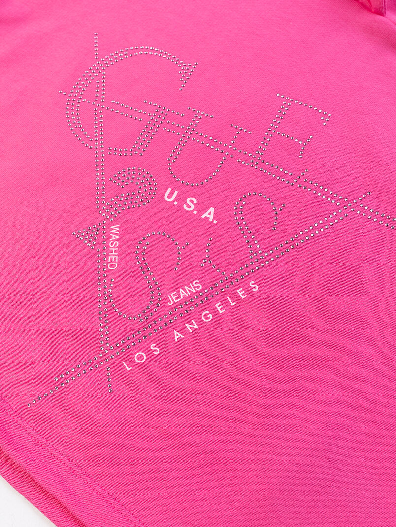 Sweatshirt with applied rhinestones - 3