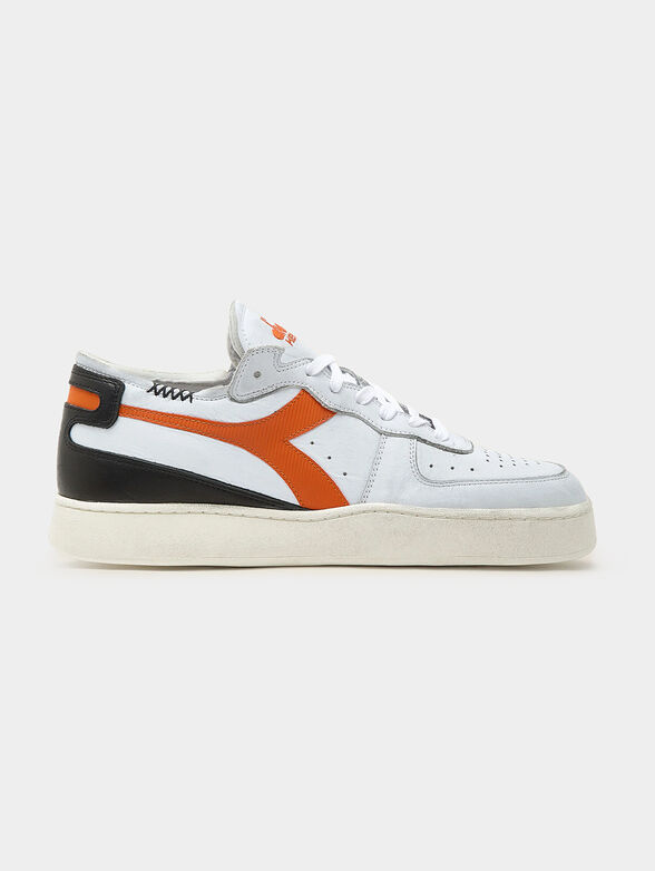 MI BASKET ROW CUT sneakers with contrasting logo - 1
