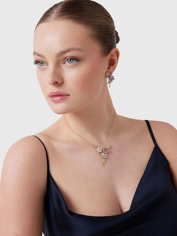 LILY necklace with rhinestones - 2