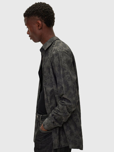 ELISHA cotton shirt with print - 4