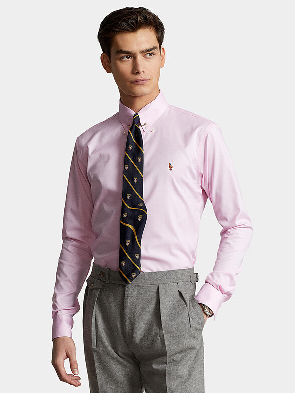 Pink cotton shirt - 1