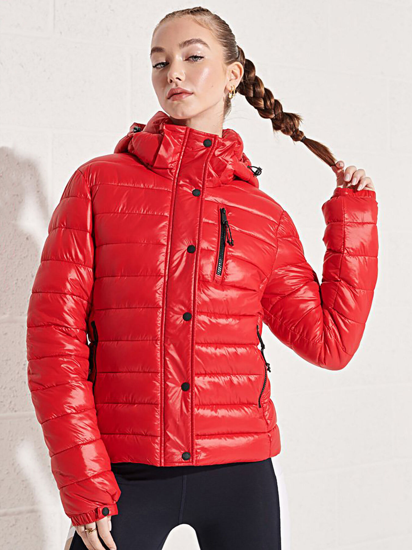 Superdry red fuji jacket sales