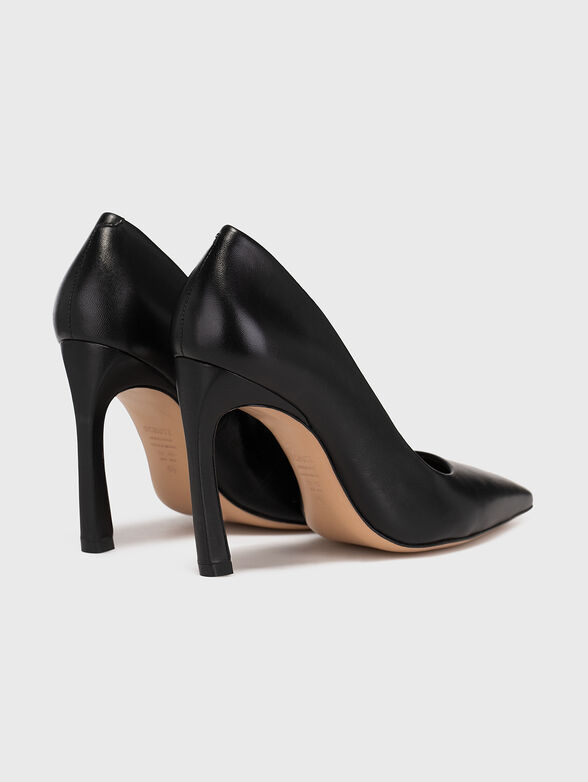 Leather heeled shoes - 3