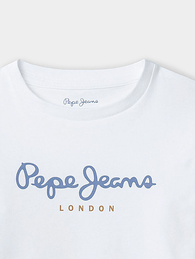 NEW HERMAN N blouse with logo print - 3