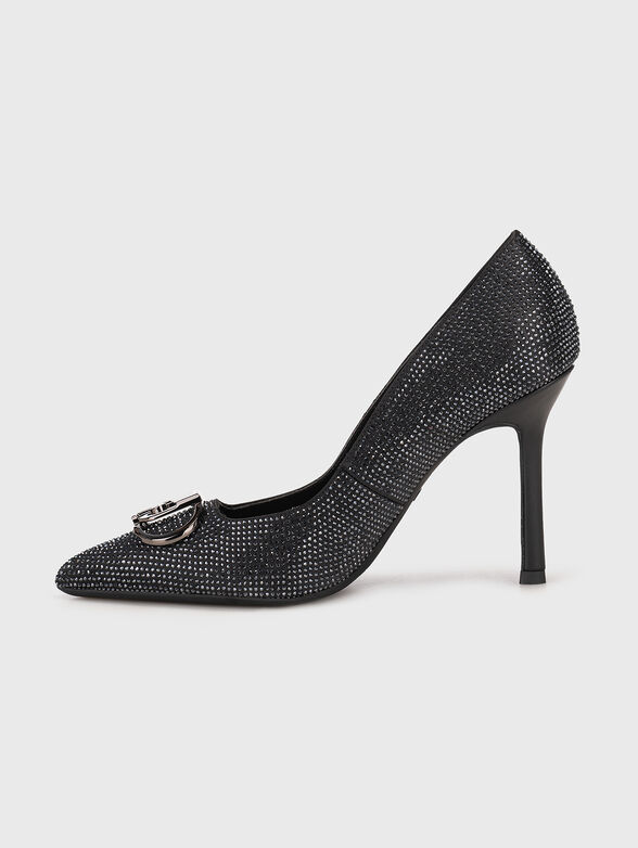 GIUSY 09 heeled shoes with rhinestones - 4