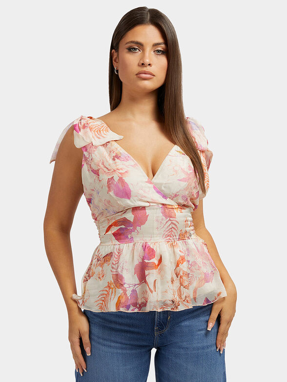 ROXAN top with floral print - 1