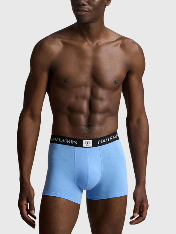 Set of three pairs of boxer shorts with a logo - 2