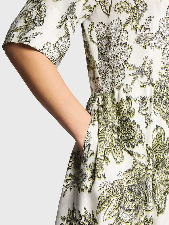 Viscose shirt-style dress - 4