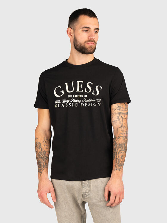 Памучна тениска с лого - 1