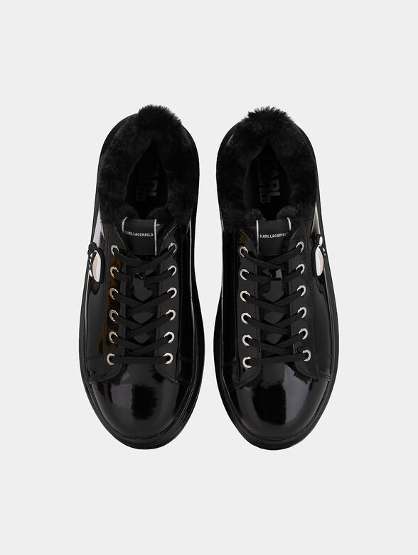 KAPRI Ikon Shine Lo Lace leather sneakers - 6