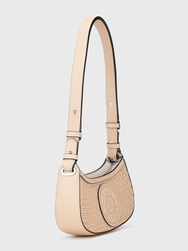 Small leather bag with logo - 4