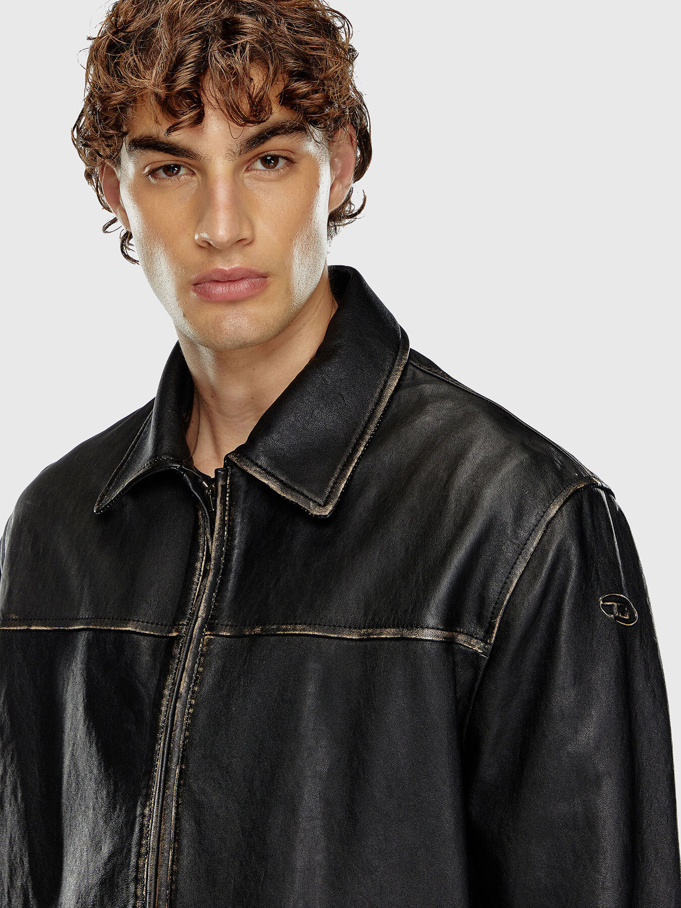 L-BLIXIA leather jacket brand DIESEL — Globalbrandsstore.com/en
