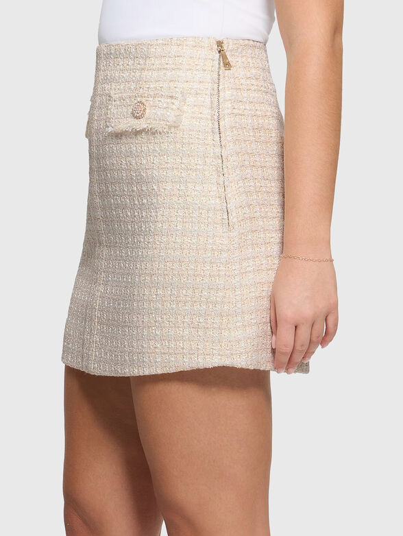 DAPHNEE mini skirt in light blue - 3