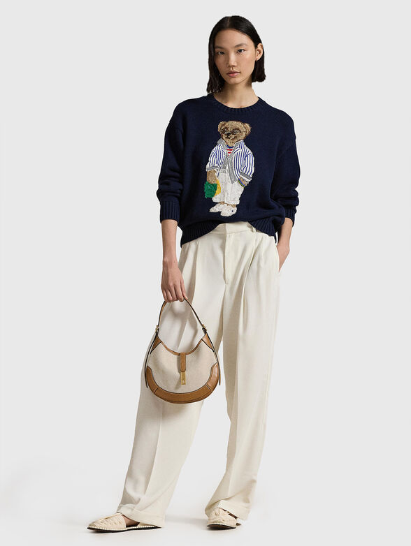 Polo Bear cotton crew neck jumper - 2