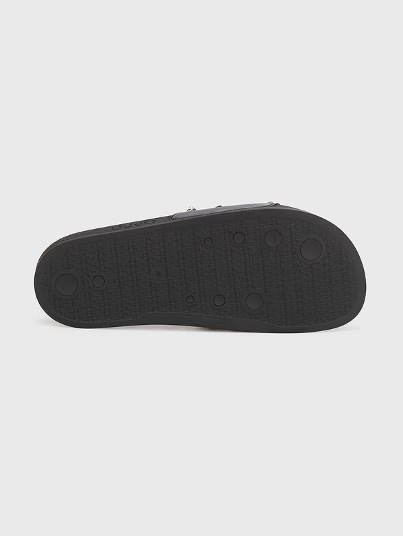 KOS 10 black beach slippers  - 5