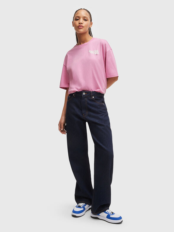 Oversized printed cotton T-shirt - 2
