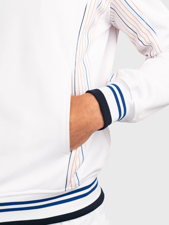 Jacket with accent collar and logo detail - 4