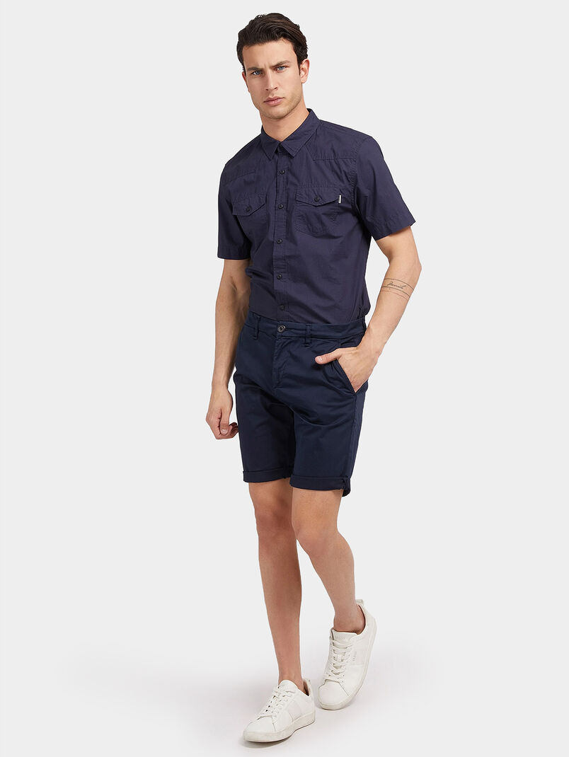 MYRON blue shorts - 3