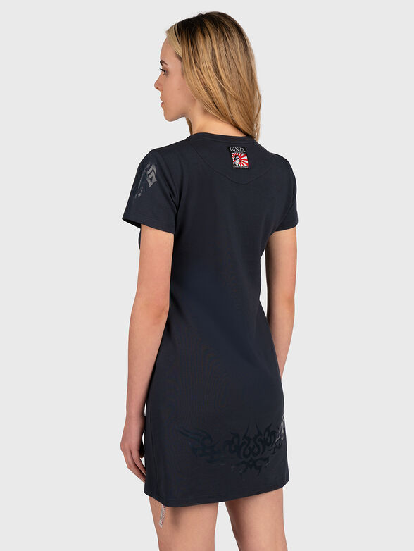 DL011 dark blue dress - 2