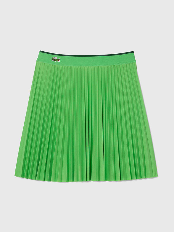 Green pleated skirt - 1