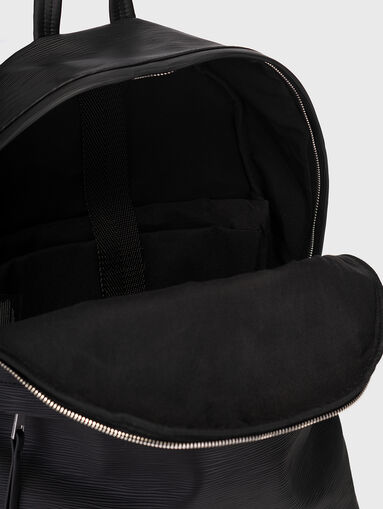 Logo accent black backpack  - 5