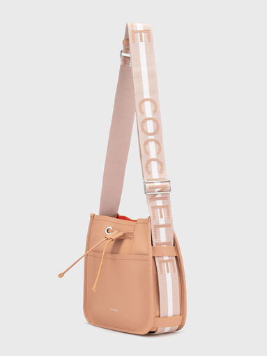 Leather bag with logo detail - 3