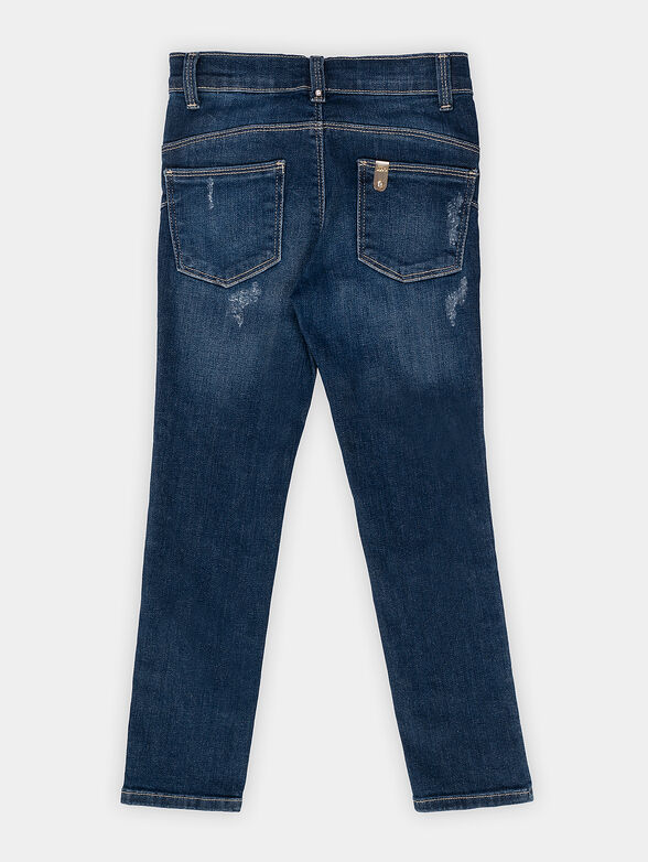 Blue jeans with washed effect - 2