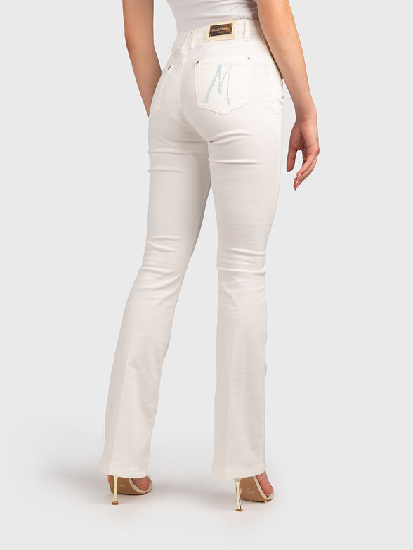 KAYLA jeans with crystal logo - 1