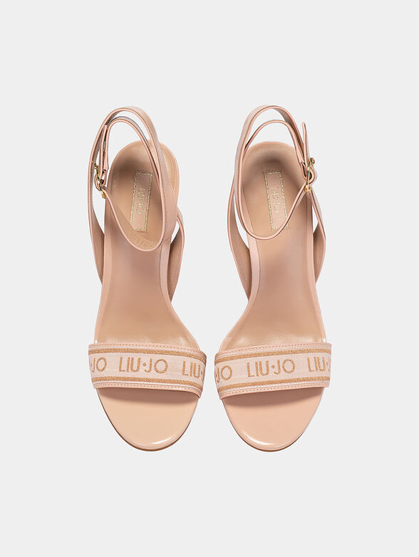 LISA 05 beige heeled sandals - 6