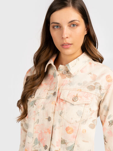 KALISA cropped denim jacket - 4