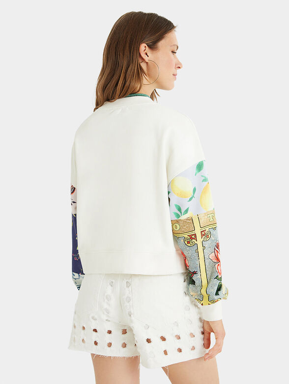 Cotton jumper patch sleeves - 3