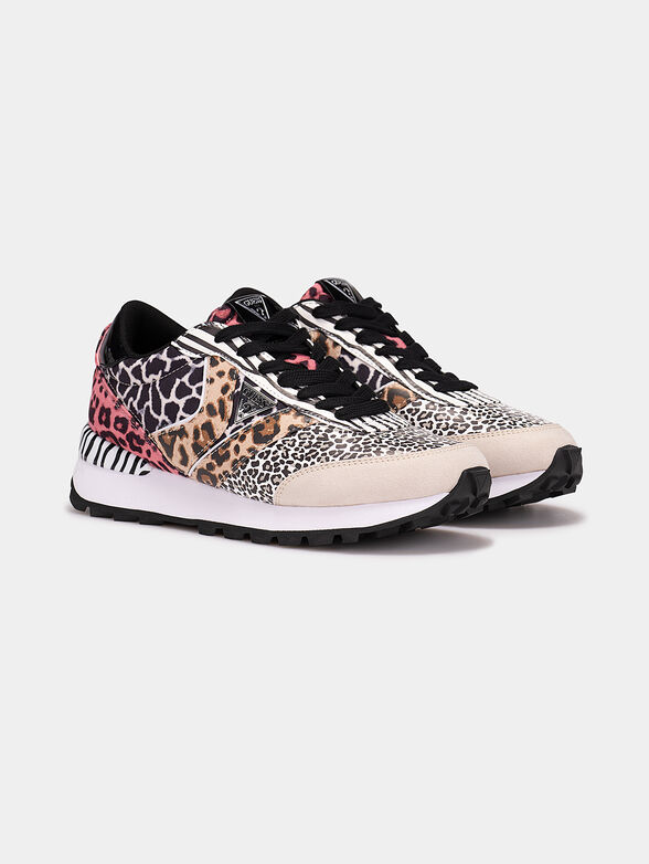 SAMSIN Sneakers with animal print - 2